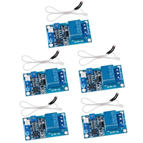 XH-M131 5pcs DC 5V 12V Photo Resistance Relay Module Light Control Switch Photo Resistance Relay Module Sensor Sensor Control Switch