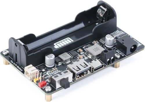Solar Power Management Module/Solar Power Module Solar Power Supply for 5V-24V Solar Panel Support Solar Panel or Battery Charging by USB Port