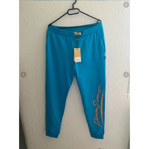 Plein Sport – Pantalon De Jogging Bleu Turquoise Neuf Avec Étiquette