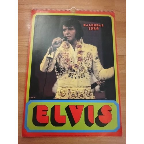 Calendar / Calendrier Elvis Presley ( Année 1980 )