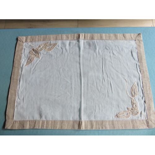 Lot De 6 Sets De Table Carré Blanc