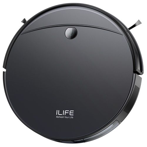 ILIFE V10 Aspirateur robot, aspiration 5000 Pa, autonomie 120 min, navigation gyroscopique, auto-chargement, Wi-Fi 2,4 GHz, application, Alexa et télécommande
