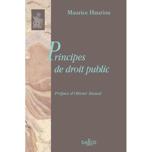 Principes De Droit Public