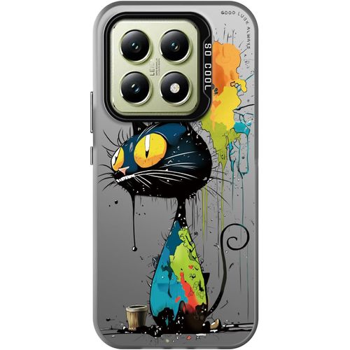 Coque Pour Xiaomi 14t 5g, Étui Téléphone Ultra Fine Antichoc Fleurs Animal Motif Design Housse Protection Slim Bumper Case Cover, Kitten[Hou997529]