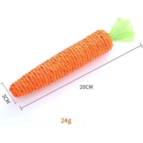 Jouets Pour Chats,Auto-Entretien,Dents De Carottes Et Bâtons De Taquinerie Pour Chat,Dents Et Griffes Résistantes Aux Morsures Et Aux Rayuresl(20x3cm)