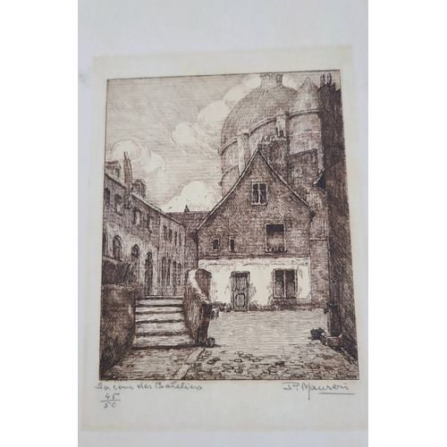 Illustration De La Cour Des Bateliers De Pierre Maurois