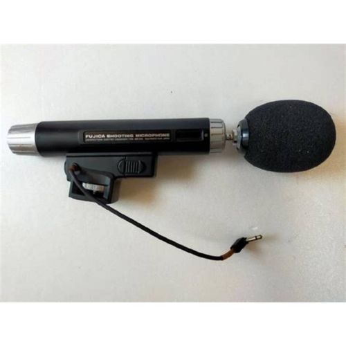 Microphone télescopique Fujica shooting microphone 50cm uni-directional electret condenser type imp 2kg fuji photo film micro Japan