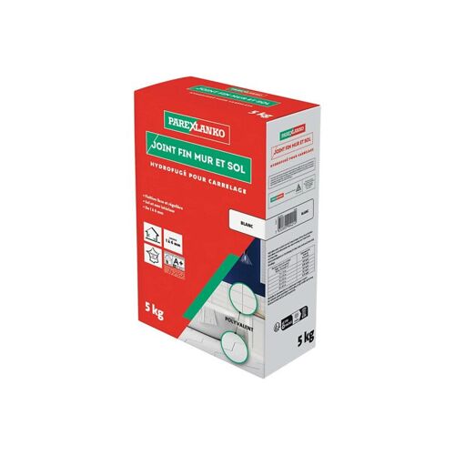 Joint fin mur et sol PAREXLANKO - Blanc - 5 kg - 03421