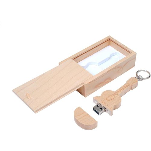 Clé USB en forme de guitare en bois d'érable 2.0/16GB Bois d'érable