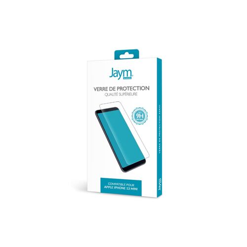 JAYM - Verre de Protection Premium pour Apple iPhone 13 Mini - Plat 2.5D - Renforcé 9H Ultra Résistant - Qualité supérieure Asahi