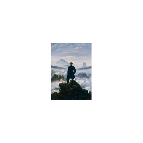 Caspar David Friedrich 'der Wanderer Über Dem Nebelmeer' - Notizbuch A5 Gepunktet - 100 Seiten 90g/M² - Soft Cover - Fsc Papier