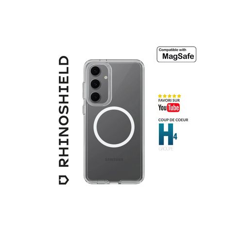 Rhinoshield Coque Clear Compatible Avec Magsafe Pour [Galaxy S25 Ultra] Force Magnétique Supérieure, Haute Transparence Et Résiste Au Jaunissement