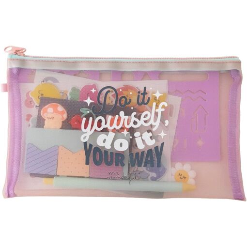 Trousse à Crayons Leadrop Double Couche Transparente étanche - Couleur Verte - Neuf Avec étiquettes