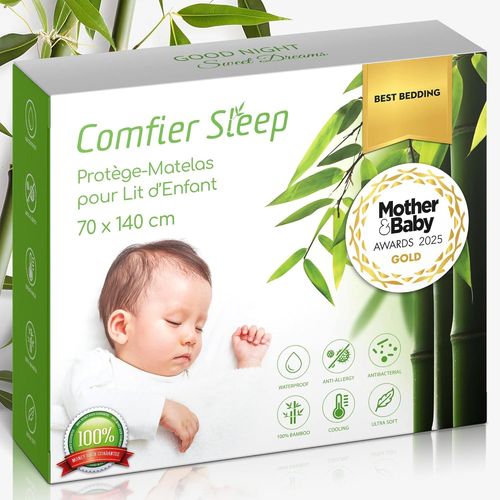 PATA-Protege Matelas 70x140 cm \u2013 100% Bambou Alèse Bébé Respirante et Douce \u2013 Alèse Imperméable Silencieuse et Lavable pour Lit Bébé