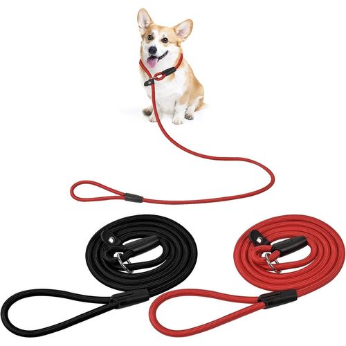 Teppc-2 Pièces Laisse Chien En Nylon, 1.3m Laisse Dressage Chien, Retriever Laisse, Laisse Corde Chien Réglable, Laisse De Traction, Corde Laisse Tressée Pour Petit Moyen Grand Chiens