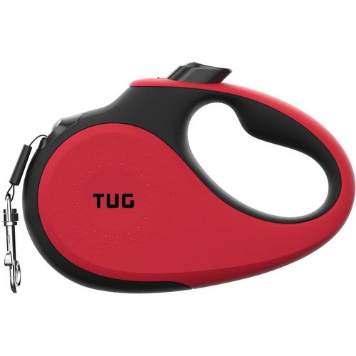 Teppc-360° Anti-Emmêlement Laisse Rétractable Pour Chien Laisse Chien Enrouleur 5 Mètres Forte Bande/Ruban En Nylon (Petite, Rouge)