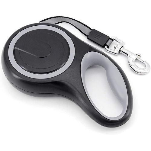 Teppc-Laisse Rétractable Pour Chien 8m,Laisse Chien,Laisse Flexible De Dressage Et De Promenade,Rétractable, Laisse De Dressage Automatique Pour Chien Jusqu'à 110 Lb/50 Kg, Gris ¿ ¿ ¿ ¿