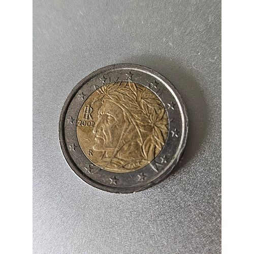 Pièce Très Rare De 2euros 2002 Dante Alighieri R -