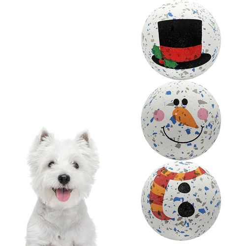 Kalanka-Tough Bounce Natural Rubber Dog Balls - Highly Durable Tough Bounce Balls (65mm)