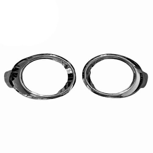 1 Paire De Couvercles De Phares Antibrouillard Avant Chromés 1608323880 1608953680 Pour (B9) 12-15 Garniture De Pare-Chocs Feu Antibrouillard Avant