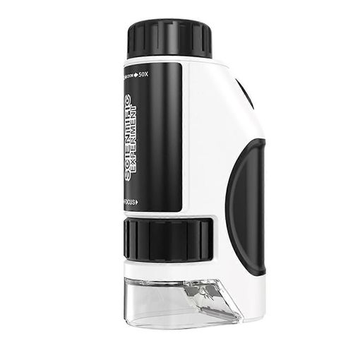 Microscope portable pour enfants, 50x-300x, découvertes scientifiques, microscopes portables, jeunes explorateurs