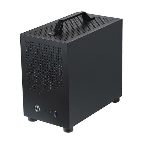 Boîtier PC Micro-ITX SKTC A17 SGCC, support pour mini PC Micro-ITX, noir
