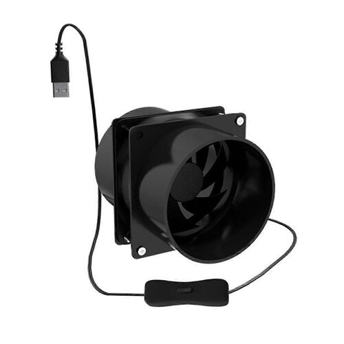 Extracteur de fumée de soudure USB 5 V, ventilateur d'extraction de fumée ESD, conduit de tuyau, ventilateur d'évacuation, ventilateur de ventilation de baignoire