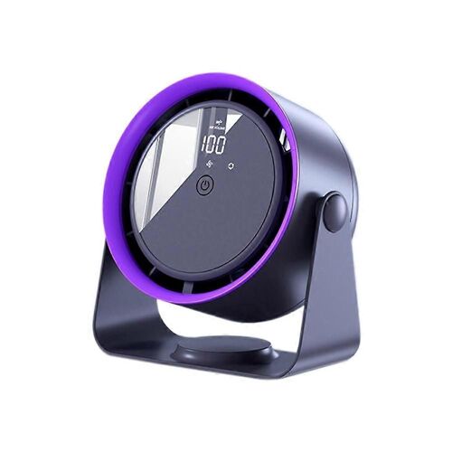Ventilateur électrique de bureau silencieux, rotation à 360°, chargement USB, refroidissement d'air portable, pour la maison et le bureau