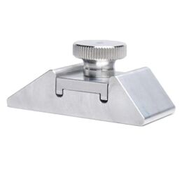 Support de papier de verre en alliage d'aluminium, pince de meulage, rabot d'angle intérieur, polissage, papier de verre portatif, cuir