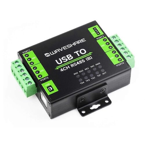 Convertisseur USB vers RS485 industriel isolé 4 canaux CH344L 1200 bps - 460 800 bps Convertisseur USB Multiple P
