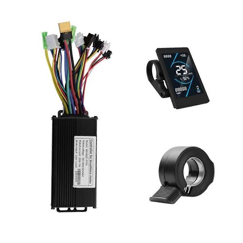 Contrôleur Sans Balais 36 V 48 V 22 A T5s Avec Écran Lcd Et Kit D'accélérateur 130x Pour Scooter Électrique Et Vélo Électrique