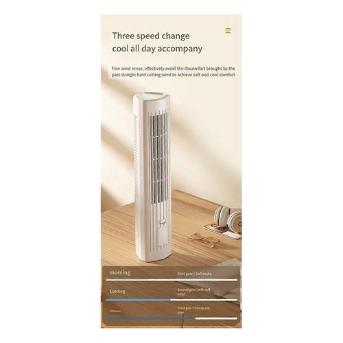 Climatiseur portable automatique à distance, mini climatiseur personnel USB avec 3 vitesses
