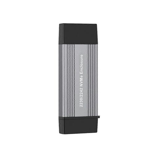 Boîtier SSD NVME Adaptateur M2 Boîtier externe NVME Clé PCIE NVME M/M+B vers USB 3.1 10 Gbit/s Prend en charge le boîtier SSD M.2 2230 2242