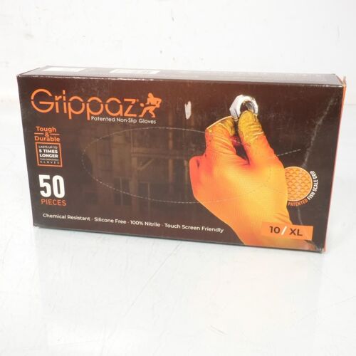 Outillage Boite De 50 Gants Nitrile Rsm Pour Auto Grippaz Taille Xl 10 Neuf