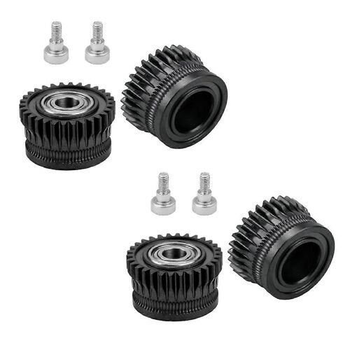 Kit d'extrudeuse à double engrenage pour imprimante 3D, pour K1/K1C/K1 Max/Ender3/V3 Plus V3 Upgrade 3.0, acier trempé