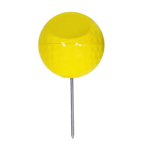 Accessoires Pour Marqueur De Balle De Golf Flight Golf Course Tee Golden Supplies Jaune