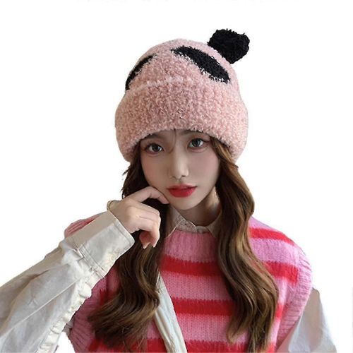 Bonnet Péruvien À Cache-Oreilles Pour Femme, Style Dessin Animé, Pour Le Ski Et La Neige, Pour Adulte