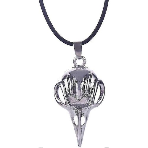 Bellatrix Lestrange Raven Bird Skull Pendentif Collier