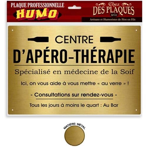 STC Plaque Professionnelle APERO-The