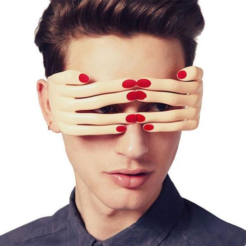 Teppc-Party Lunettes Drôles À Doigts Fantaisie Deguisement Pour Accessoires De Fête Lune Drôles Pour Halloween Et Fête Masquée