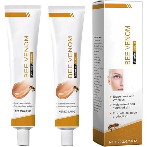 Kalanka-Crème Anti-Rides Anti-Rides Du Venin D'abeille 2025 - Crème Hydratante Anti-Rides Pour Le Visage Et Le Cou - Crème Dépilatoire Bee Venom Wrinkle Pour Tous Les Types De Peau 