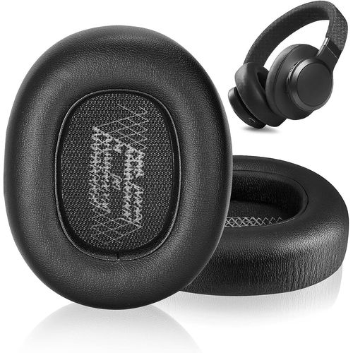 Coussinets de Rechange en Mousse à mémoire de Forme pour Casque JBL LIVE650BTNC LIVE660BTNC(Noir)