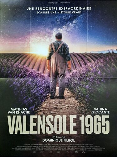 Valensole 1965 - Véritable Affiche De Cinéma Pliée - Format 120x160 Cm - De Dominique Filhol Avec Matthias Van Khache, Vahina Giocante, Olivia Gotanegre - 2025