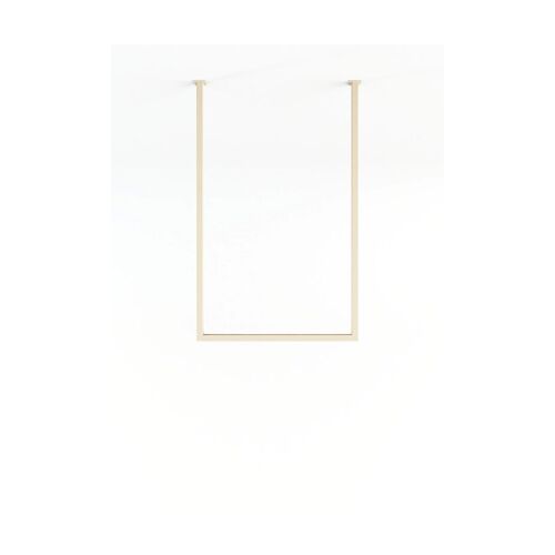 Rail À Serviettes Carré En Acier Beige Cashew 50x80cm Tensi - Metallbude