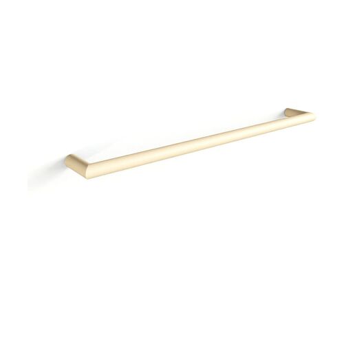 Rail À Serviettes Rond En Acier Beige Cashew 55cm Vana - Metallbude