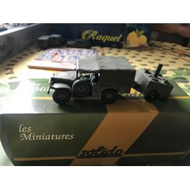 Dodge Wc 51 4x4 Avec Remorque Cuisine 1/50eme En Zamac De La Marque Solido Made In France-Solido