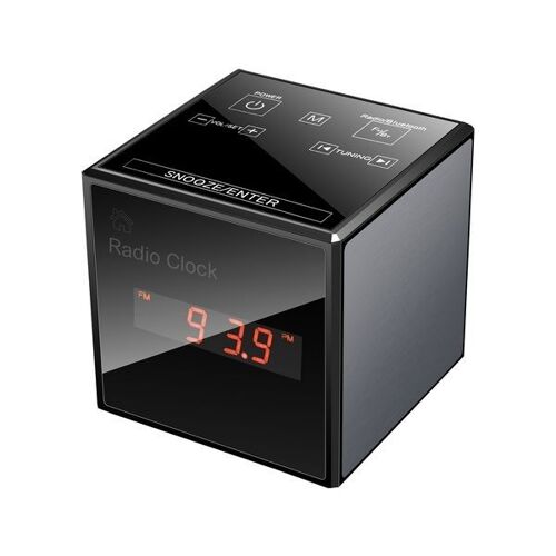 Réveil haut parleur radio camera espion Wi-Fi Ultra HD vision de nuit