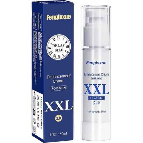 Kalanka-Crème Pour L'agrandissement Masculin, Homme Xxl Super Puissance Crème Pour Les Soins, Big Size Xxl Gel De Massage Pour Homme, Crème De Massage Pour Homme 50ml