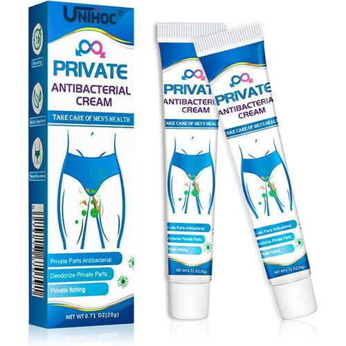 Kalanka-2 Pièces Crème Antibactérienne Privée,Crème Anti,Démangeaisons,Crème De Traitement Des Démangeaisons,Crème Démangeaisons,Crème Anti-Démangeaisons À Usage Externe,Crème Antifongique Pour Homme