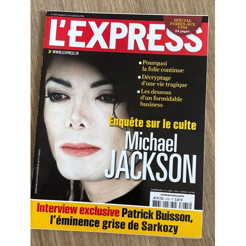 L'Express N° 3035 En 2009 Michael Jackson Affaire Kerviel Poker Las Vegas